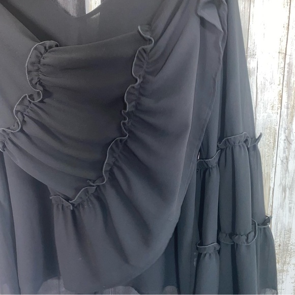 Show Me Your Mumu Nicolette Wide Sleeve Sheer Blouse - Picture 5 of 8